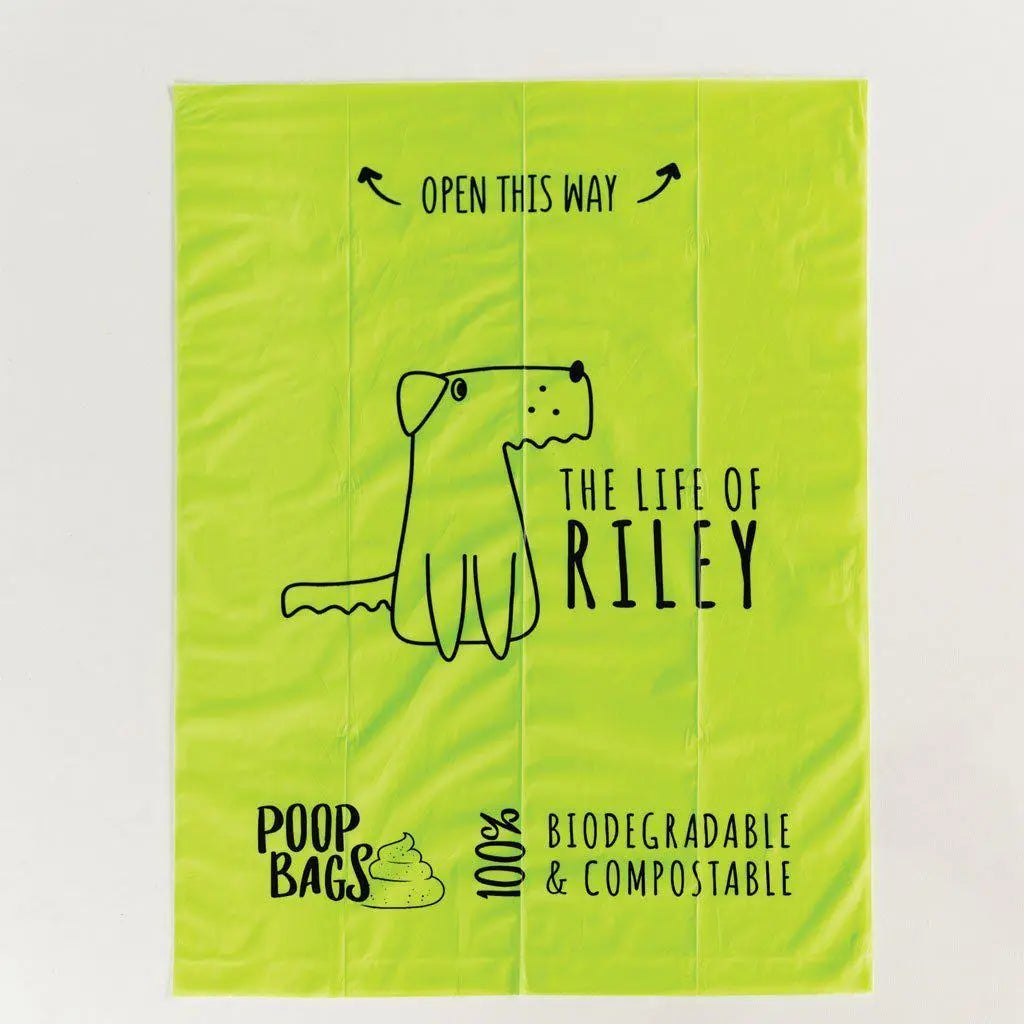Compostable Poo Bags - 120 bags Life of Riley Pet Products  The Life of Riley
